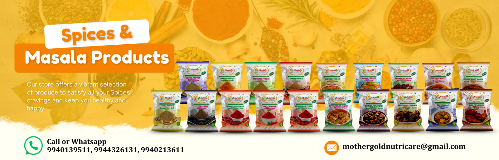 Yellow Modern Fruit Store Promotion Banner